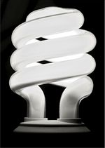 An energy saver light bulb